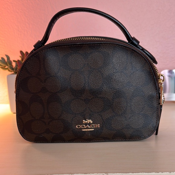 Coach Handbags - Coach Brown Crossbody Bag